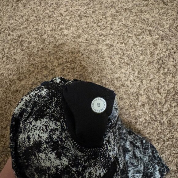 Lululemon Wunder Under High-Rise Tight 28" Size 8 Misted Jacquard Black White - Picture 4 of 4